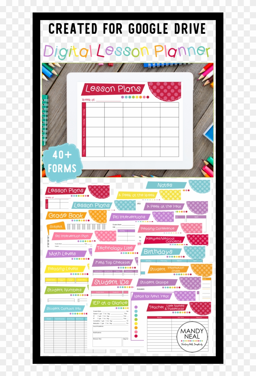 The Digital Teacher Planner Is A Google Drive Teacher - School #680053