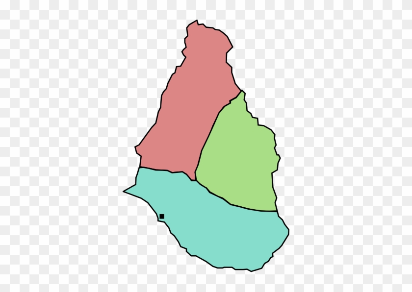 Map Of Montserrat's Parishes - Outline Map Of Montserrat #680265