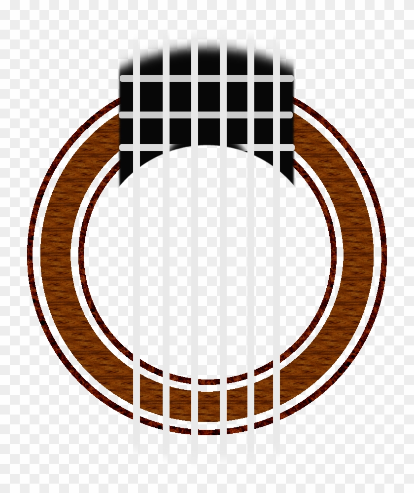 Classical Guitar Rosette, Simple By Changsta-187 - Classic Guitar Clip Art #680359