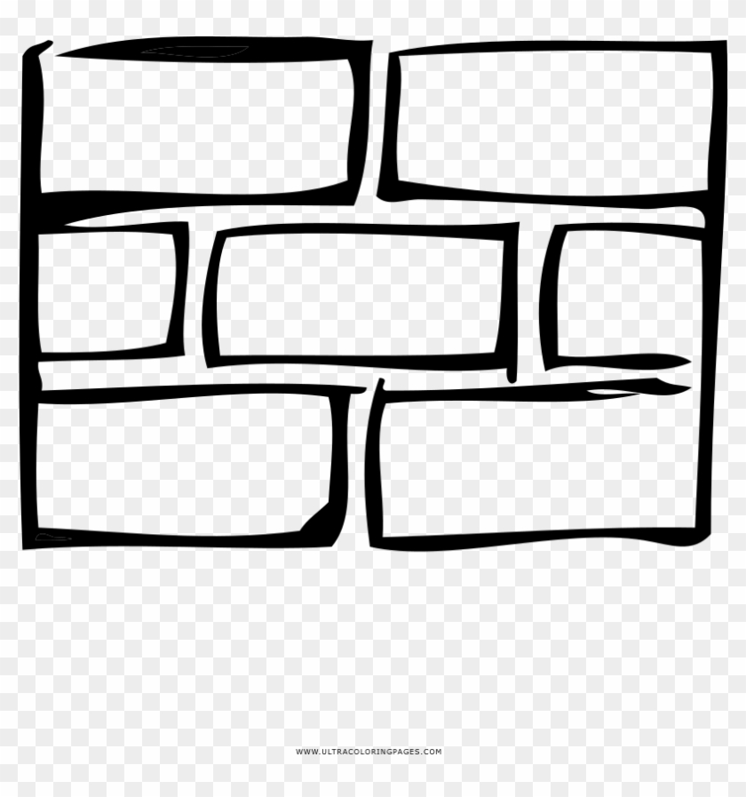 Brick Wall Coloring Page - Pared De Ladrillos Para Colorear #680411
