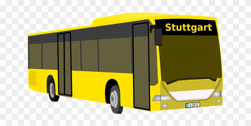 Bus Yellow Automobile Transport Transporta - Belediye Otobüsleri #680444