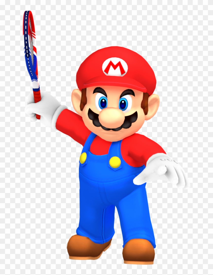 Mario Tennis Render By Nintega-dario - Mario Birthday #680886