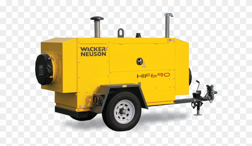 Hif 690 Flameless Air Heater Rear View - Wacker Neuson #680914