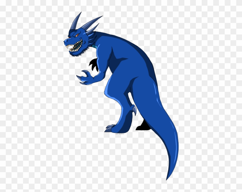 Blue Dinosaur By Henry The Archer - Hero Fighter #681048
