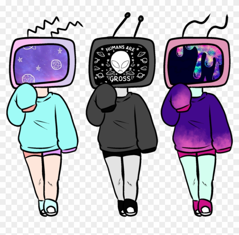 Galaxy Tv Head Adopts By Pacify Her - Tv Heads #681133