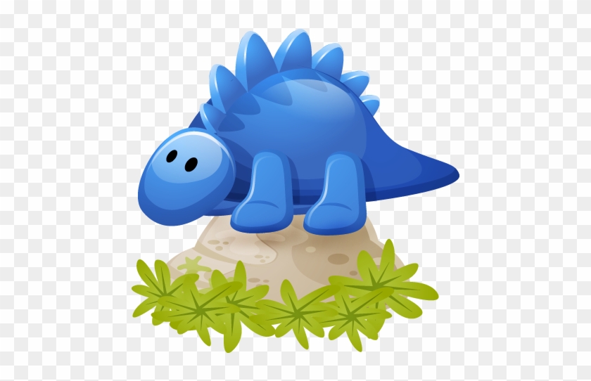 Blue Dinosaur Icon - Dino #681187