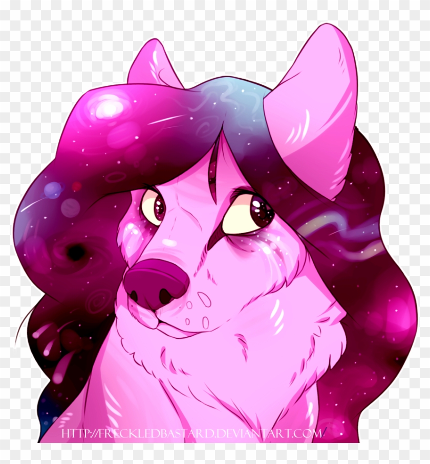 Galaxy Hair - By Freckledbastard - Galaxy Hair - By - Cartoon #681211