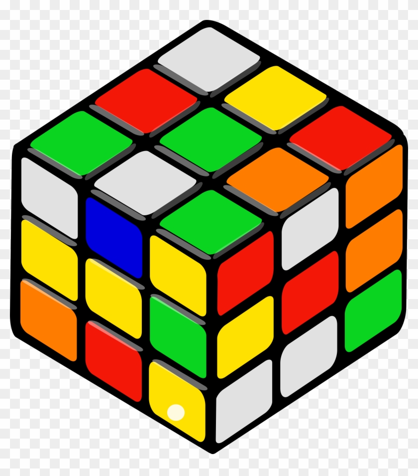 Rubix Cube Clip Art Image Medium Size Rubix Cube Clipart Free