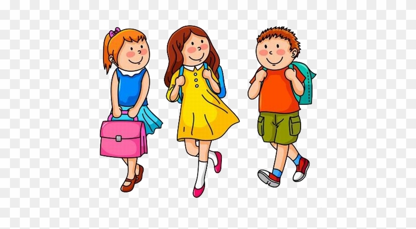 School Child Clip Art - Class 1 English Book #681345