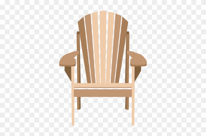 Elegant Adirondack Chair Transparent Png - Adirondack Chair Icon Flat #681425
