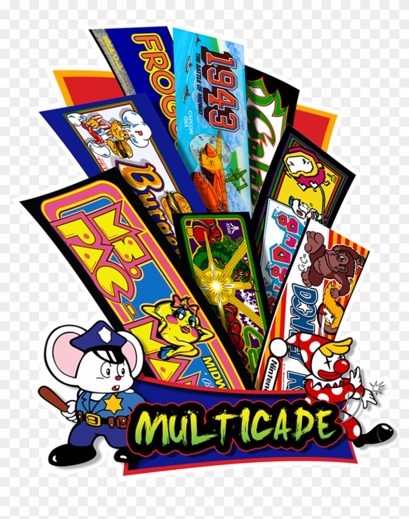 Multicade Side Art - Mappy Arcade #681733