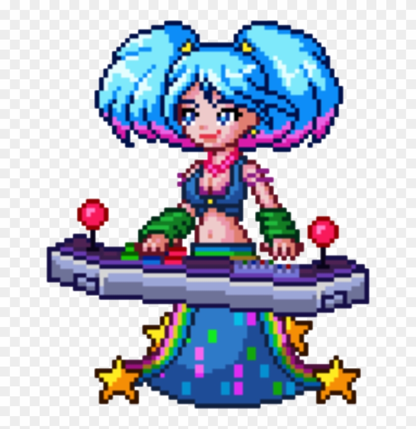 Sona Arcade Pixel Pixelart Leagueoflegends - Arcade Sona Pixel Art #681818