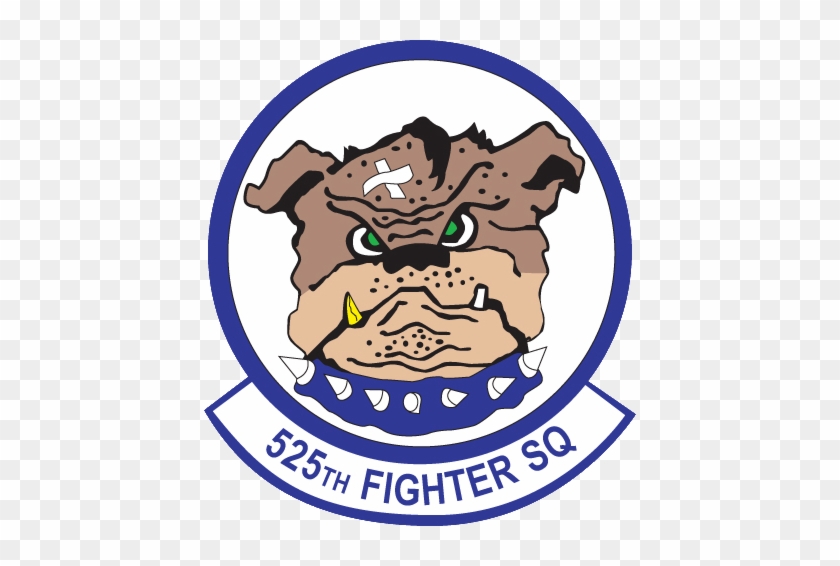 Army Bulldog Cliparts - 525 Fighter Squadron Patch #681824