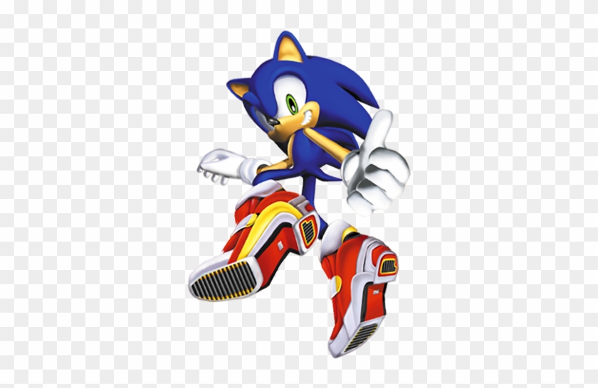 Sonic Of 2001, Is A Minor Villain In The Game While - Sonic The Hedgehog Soap Shoes #681857