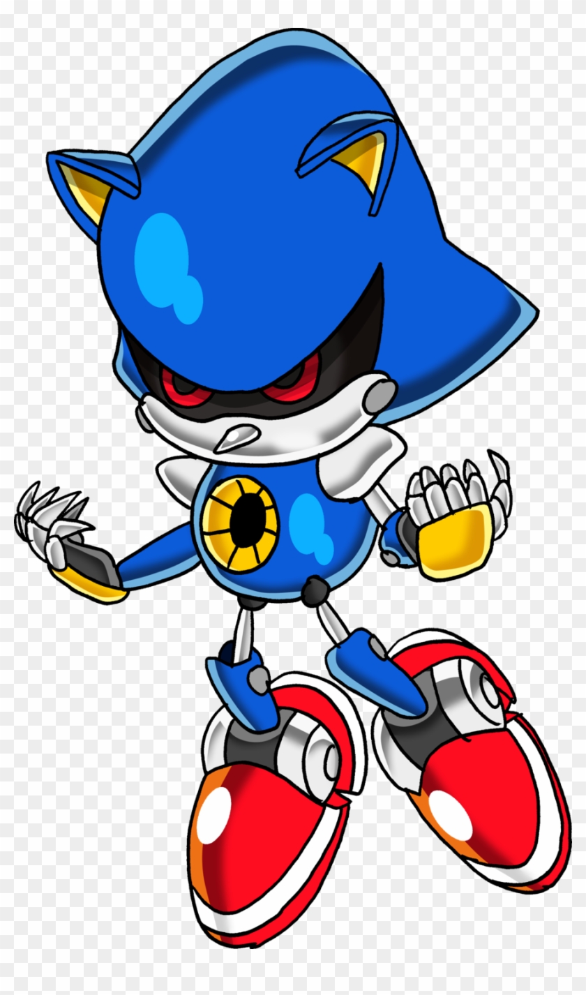 Classic Metal Sonic - Classic Metal Sonic Art - Free Transparent PNG  Clipart Images Download