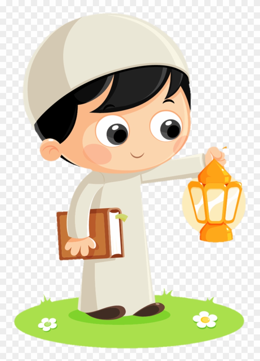 Ramdan Fanoos Lantern Muslim Boy - Ramadan Kareem Clipart #681892