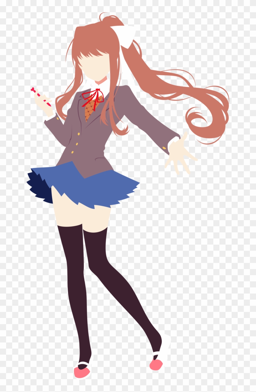 View Deviation - Doki Doki Literature Club Monika Sticker #681948