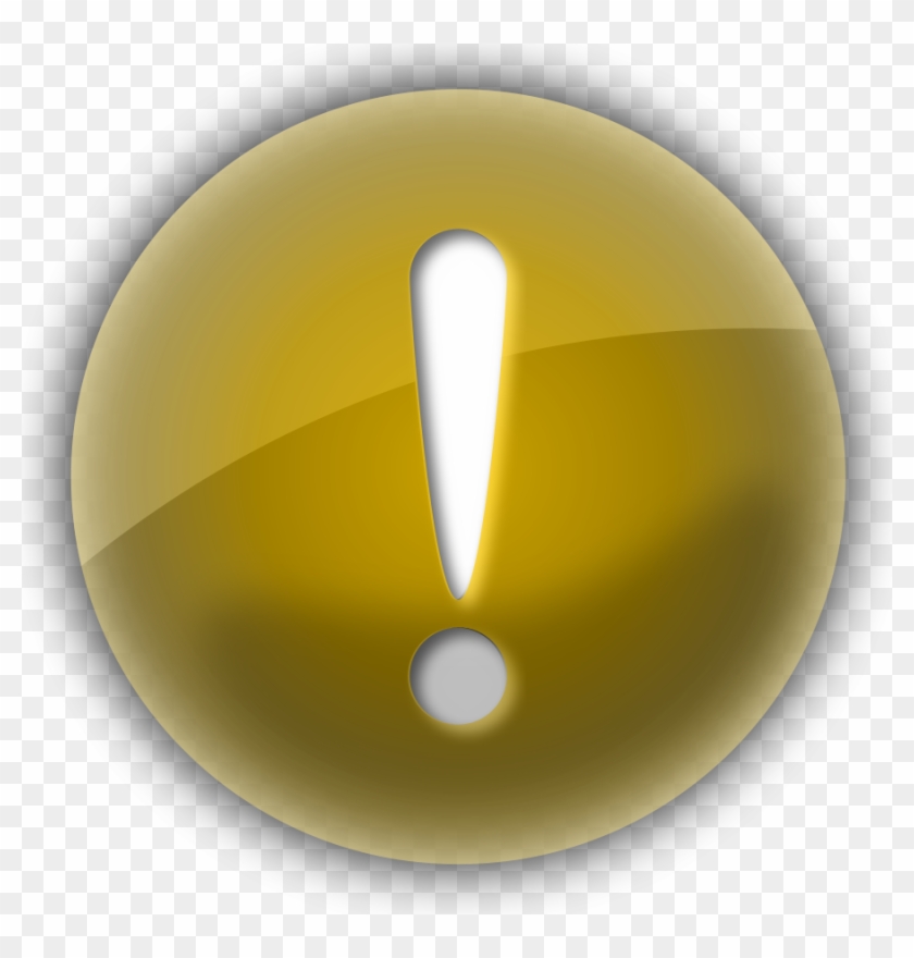 Alert Png - Simbolo De Circulo Amarillo #681992