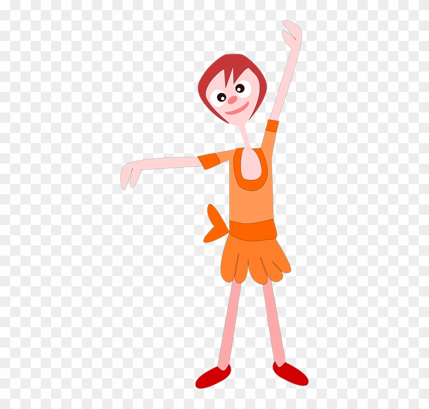 Ballet Cartoon 17, Buy Clip Art - Nina Bailando Clipart #682060