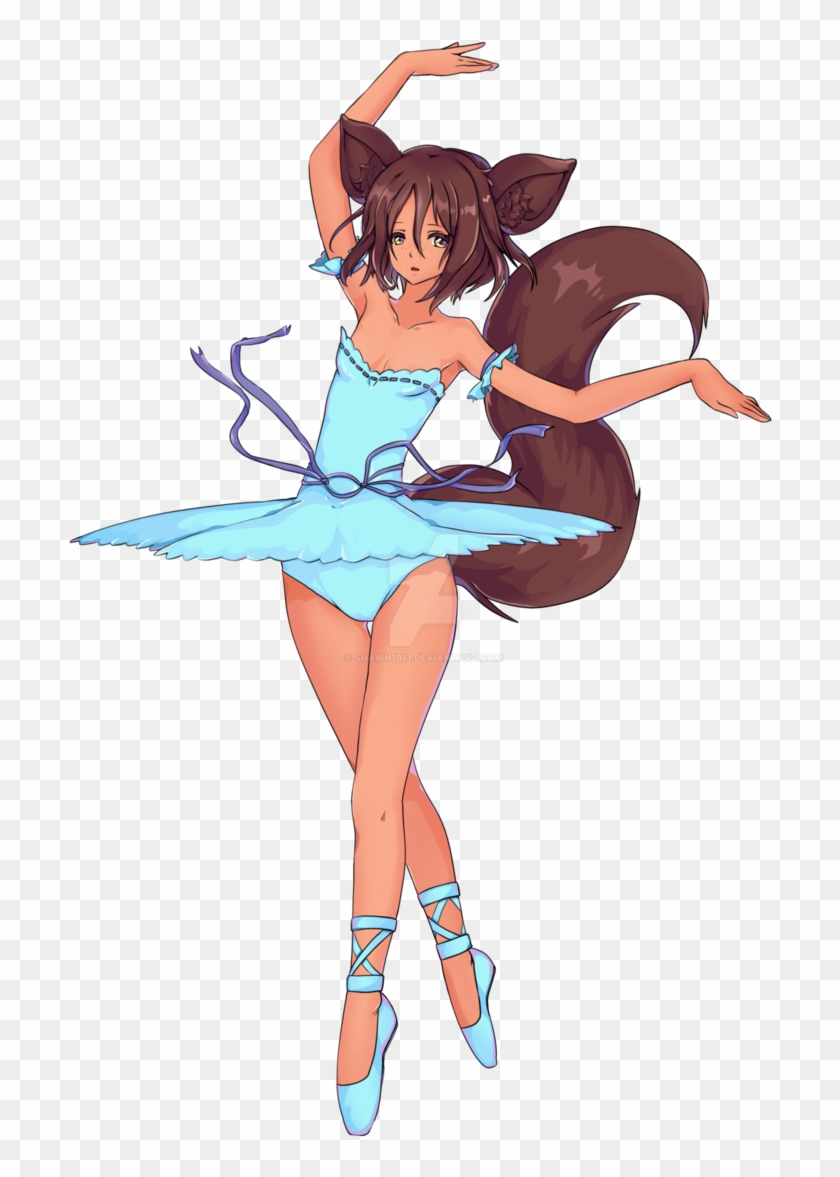 Ballerina Fox Girl - Anime Girl Ballerina #682079