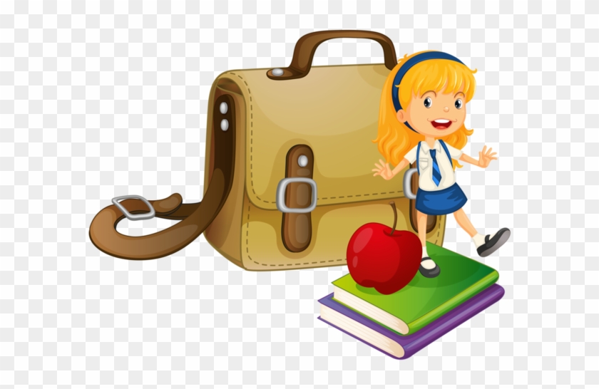 سكرابز ادوات مدرسيه - School Bag Vector #682116