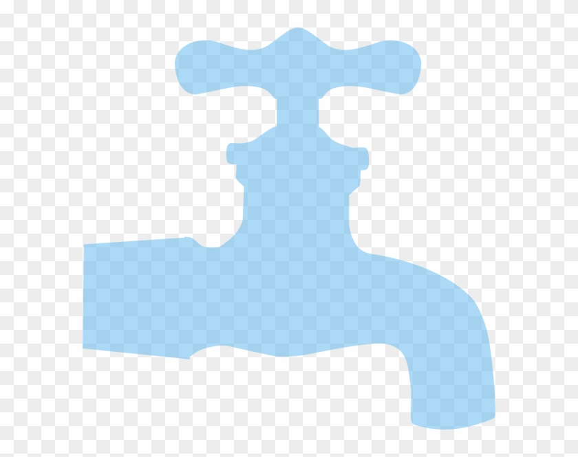 Blue Faucet Low Opacity Clip Art At Clker - Royalty-free #682481