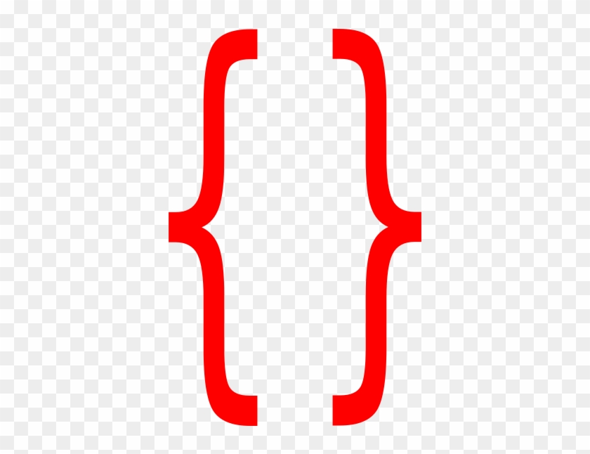 Red Curly Bracket #682516