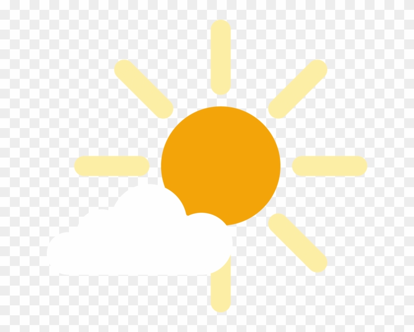 Cute Cartoon Sun Cloud - Sun 8 Rays #682525