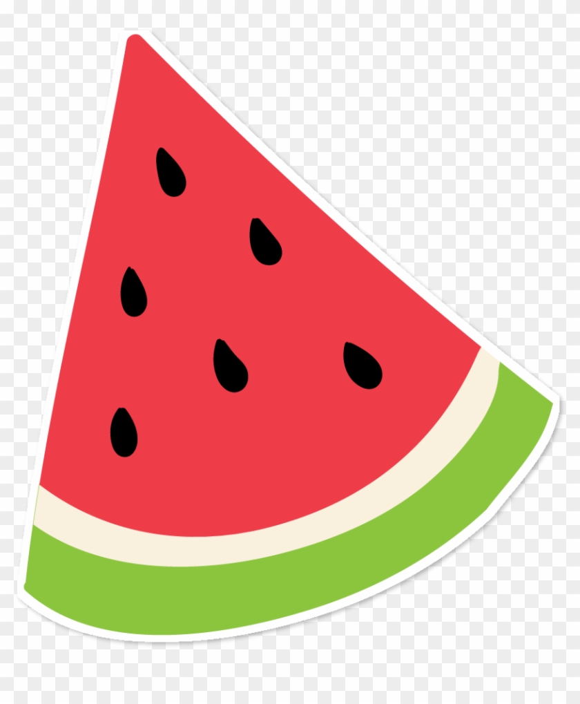 Watermelon Slices Clip Art Stock Illustration - Semente De Melancia Png #682599