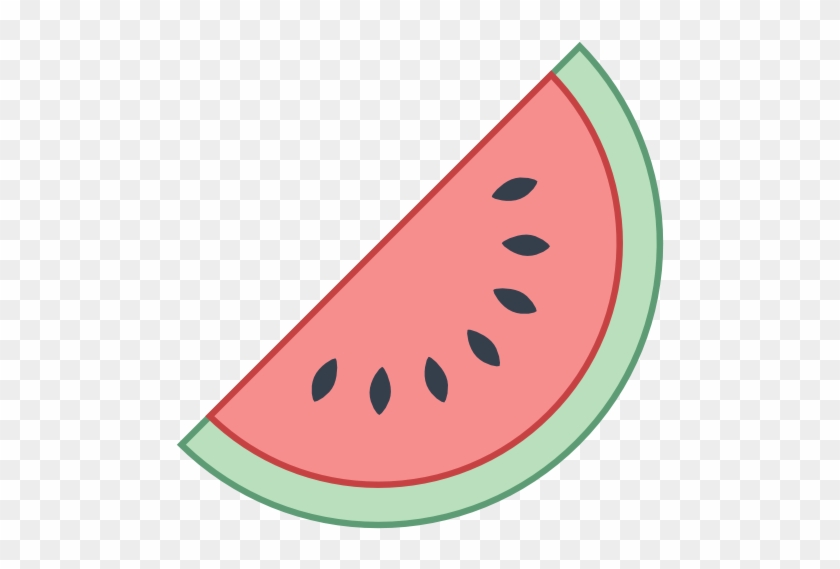 Watermelon Clipart Transparent Background - Melon Icon Png #682601