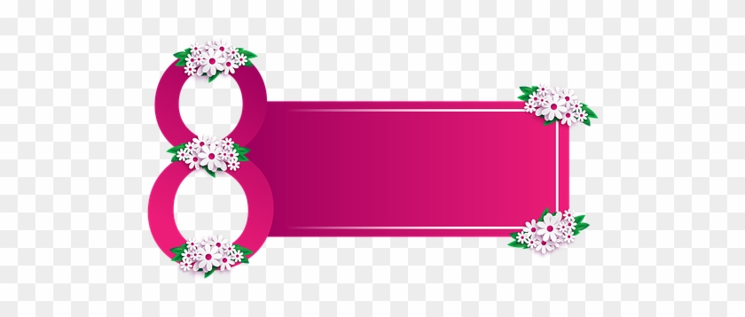 Flowers March 8 Symbol Composition Congrat - 8 Martie Ziua Femeii #682704
