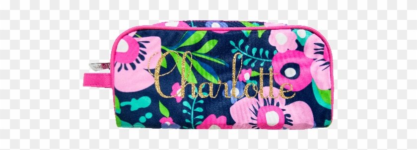 Personalizing A Pencil Case Is A Great Addition To - Viv & Lou Personalized Posie Pencil Pouch Embroidered #682848