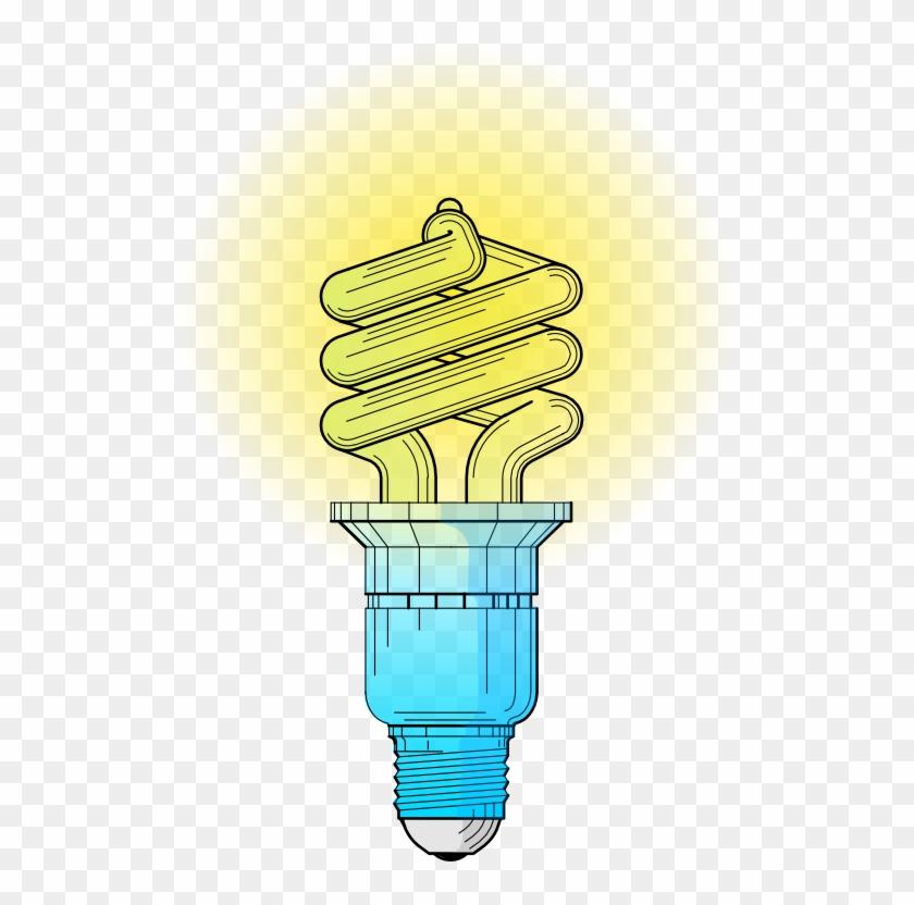 Light Bulb - Cfl Light Bulb Clip Art #682919