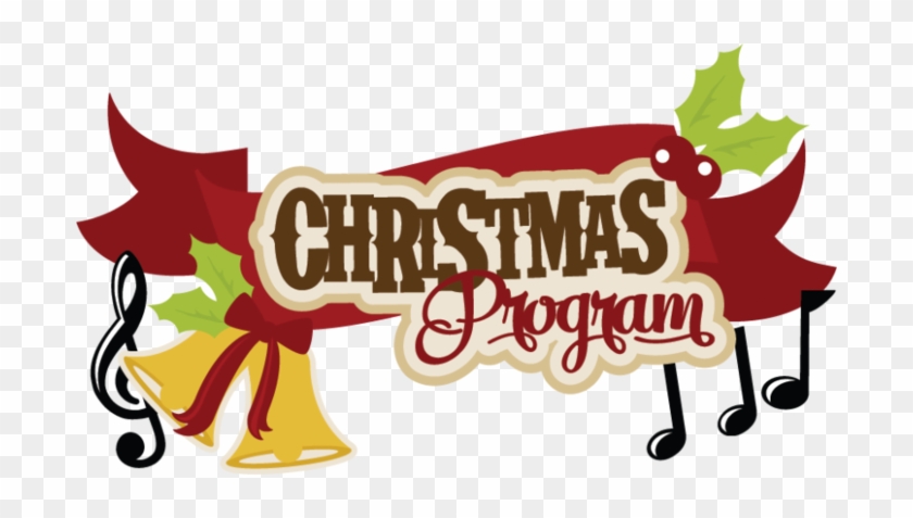 Large Large Christmas Program Title - Christmas Program Clipart #683087