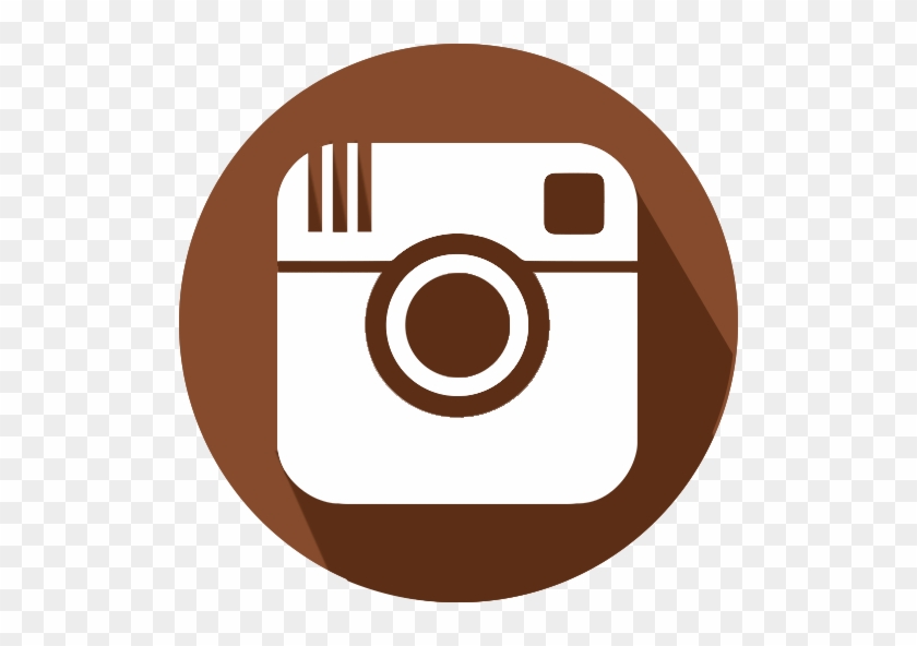 White Instagram Circle Logo #683176