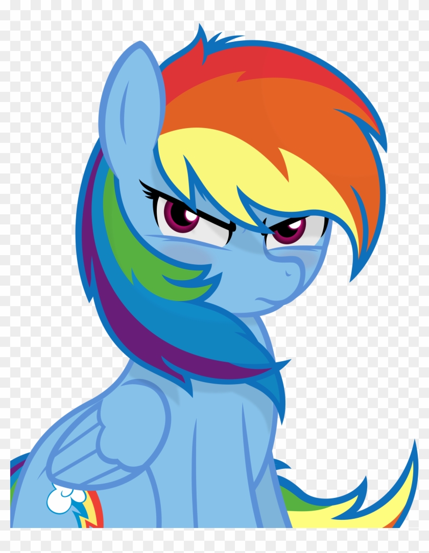 Rainbow Dash Angry Cute #683250