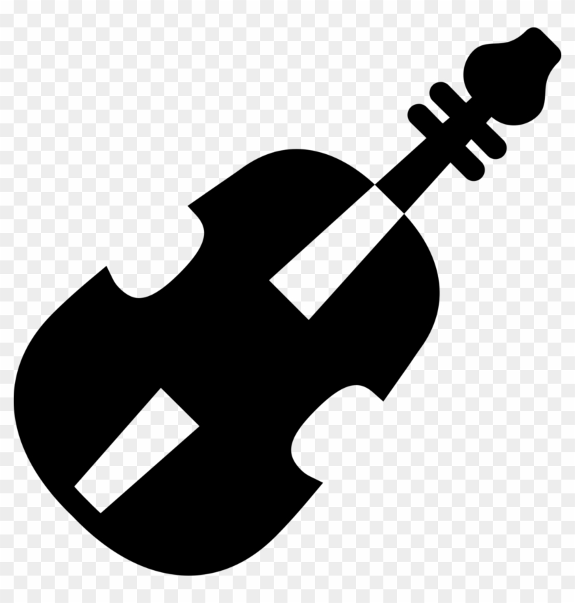 Free Violin Clipart Black And White Images Download - Siluetas De Instrumentos Musicales #683369
