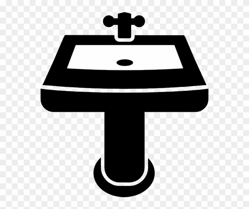 Bathrooms - Sink Icon Png #683608