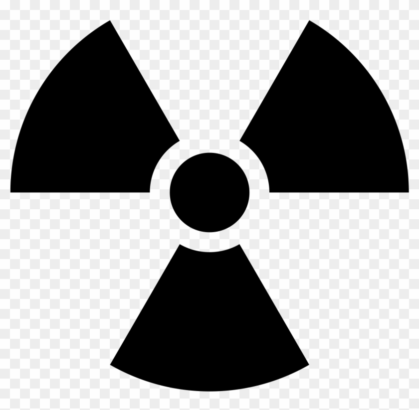 Radiation Warning Symbol2 - Radiation Symbol Black And White #683633