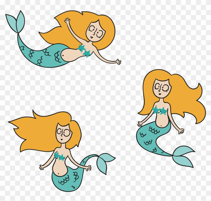 Mermaid Euclidean Vector Clip Art - Mermaid Euclidean Vector Clip Art #683729