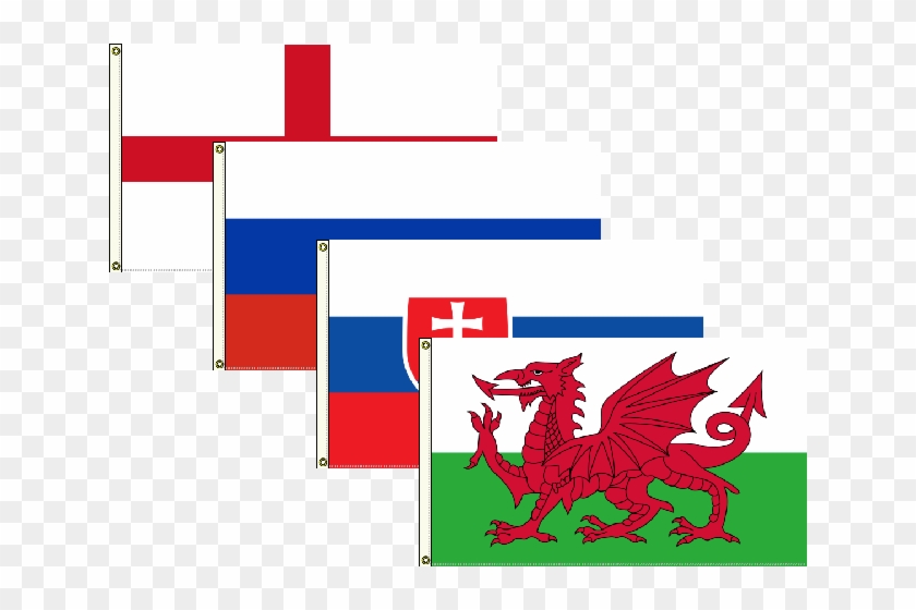 England, Russia, Slovakia And Wales 90 X 60cm Flag - Wales V Japan 2016 #683726