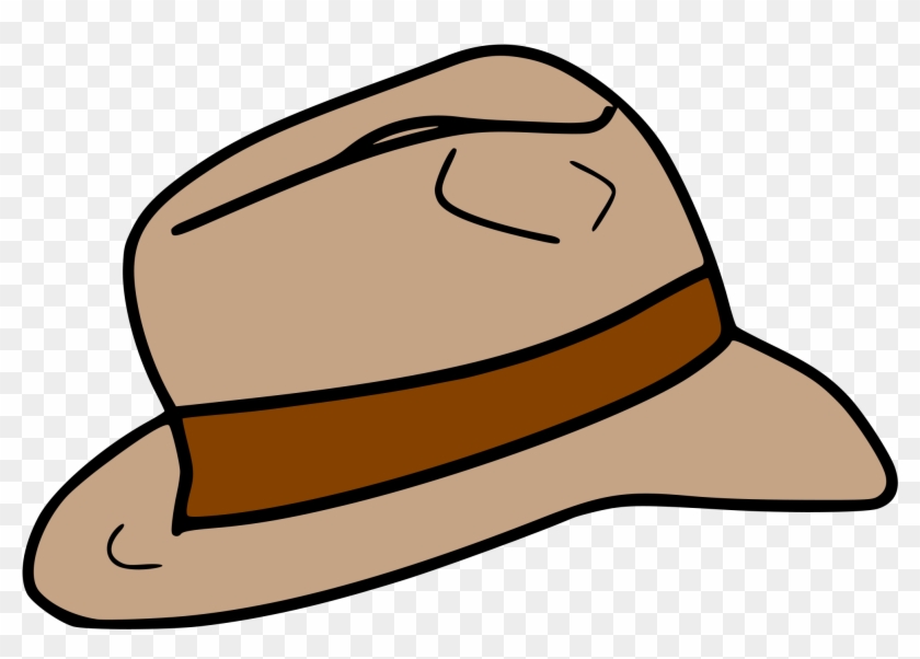 Indiana Jones Clip Art Photo Medium Size - Indiana Jones Hat Cartoon #683798