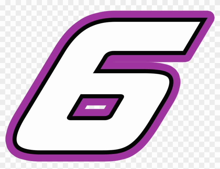 2015 Xfinity Number 6purple - Nascar Number 6 Logo #683823