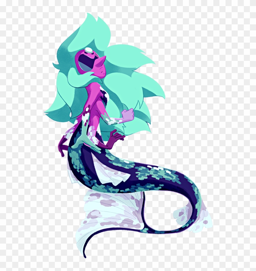 Alexandrite Chibi Mermaid By Weirdlyprecious - Steven Universe Fusion Mermaids #683866