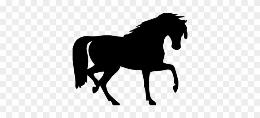 1 Color - Horse Silhouette Clip Art #683894