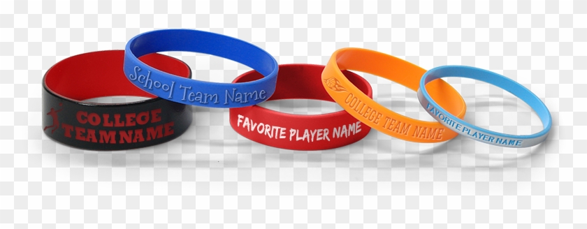 Personalized Basketball Wristbands - Basketball Team Wristbands #684050