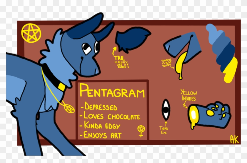 Pentagram's Reference Sheet By Akumanek0 - Cartoon #684076