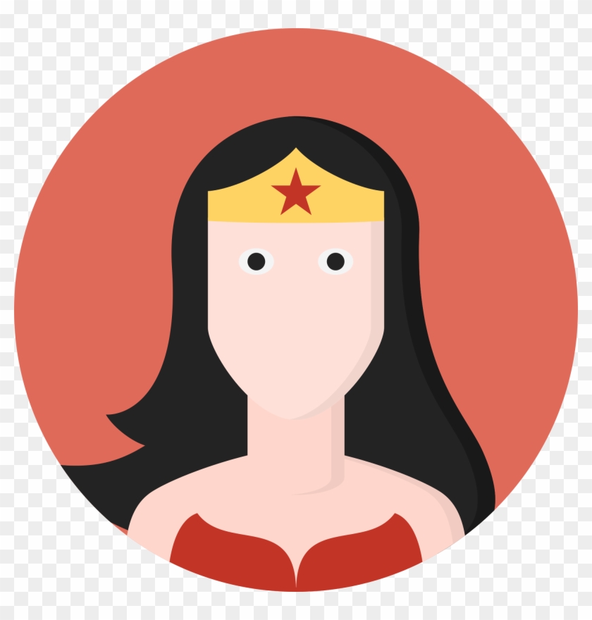 Wonder Woman Clipart 2, Buy Clip Art - Wonder Woman Icon Png #684200