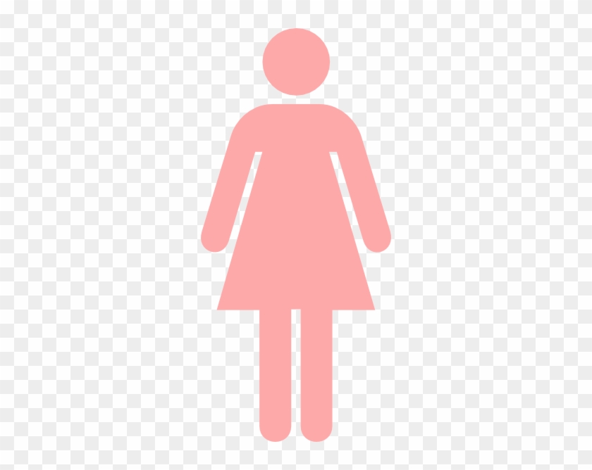 Pink Female Symbol Clipart - Ladies Toilets #684207