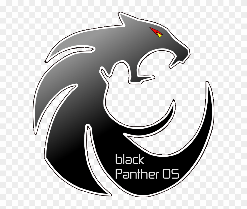 Dead Clipart Wildcat - Black Panther Logo 3d #684218